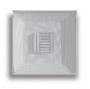 PERF FACE 24X24 DROP 8"COLL